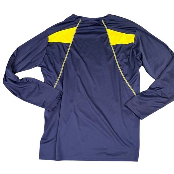 Men's Michigan Wolverines XL Champion Elite Performance Long Sleeve Shirt HAIL - Picture 2 of 9